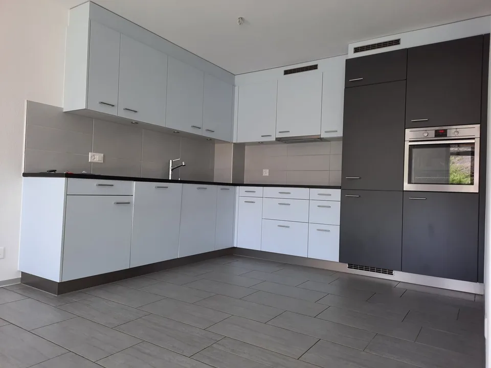 Moderne 2.5 Zimmer Wohnung mit Sitzplatz an ruhiger Lage in Zeiningen