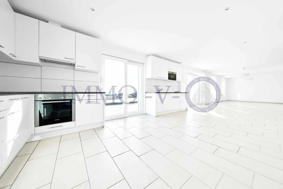 SPACIEUX ET LUMINEUX AVEC GRAND BALCON-TERRASSE DE 60M2 ET VUE LAC