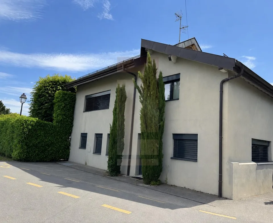 Belle villa contemporaine au coeur de la campagne genevoise