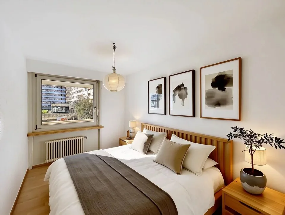 Appartement in Neuchâtel mit Seeblick und Alpenpanorama