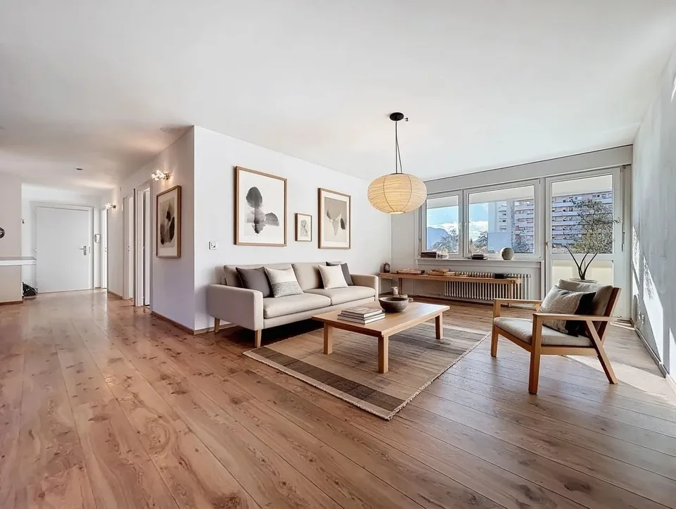 Appartement in Neuchâtel mit Seeblick und Alpenpanorama