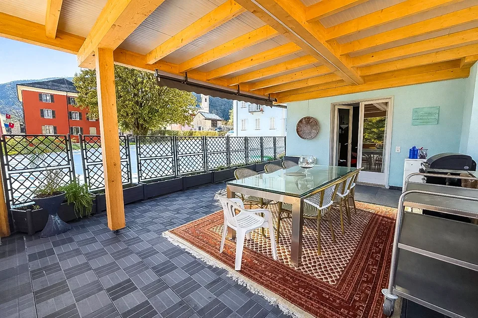 Maison mitoyenne de 7 pièces avec vue panoramique à Acquarossa
