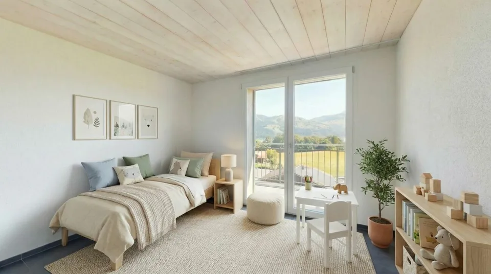 Appartamento moderno in mansarda con vista spettacolare
