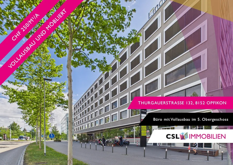 Vollausbau und Möbliert im 5. OG — Ab 358 m² - vollausgebautes Topbüro ab sofort verfügbar