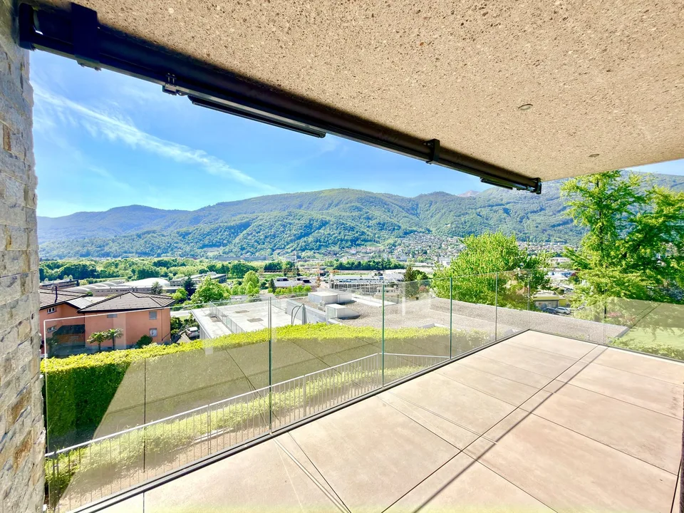 Rif. 3784  A SOLI 2 KM DAL CENTRO DI LUGANO - MODERNO APPARTAMENTO CON VISTA PANORAMICA