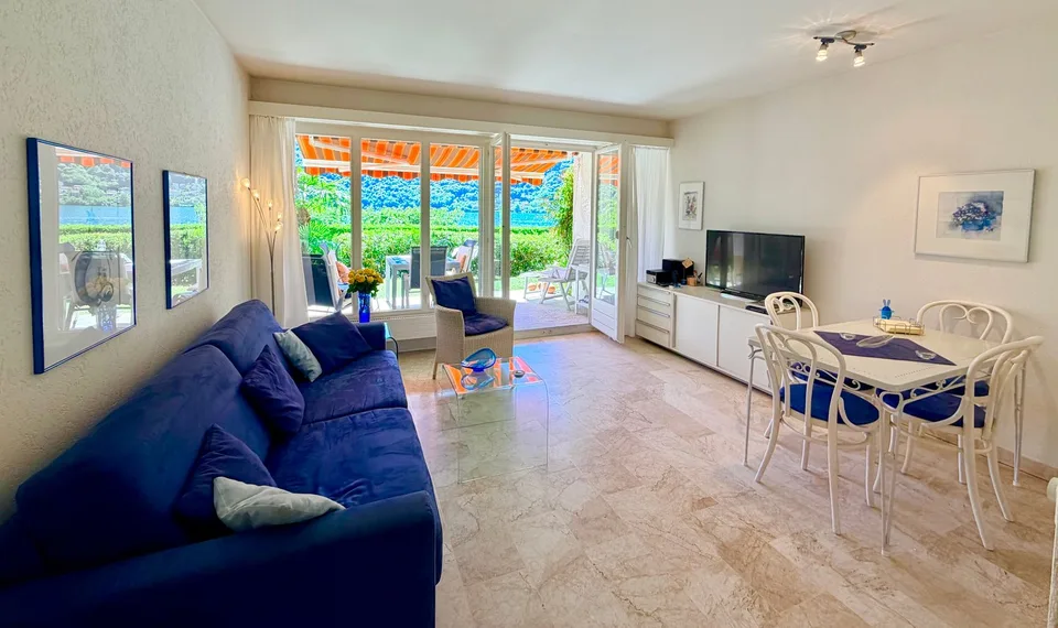 3788 ZWEITWOHNSITZ  WUNDERSCHÖNES EINZIMMERWOHN. MIT SEEBLICK, TERRASSE UND GARTEN