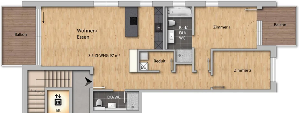 Migliora la tua vita! Appartamento 3½ locali con alto standard di costruzione e molti extra