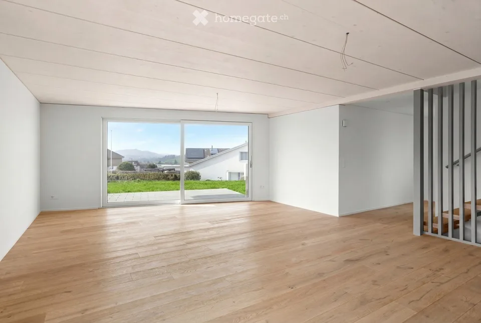 Modernes 4.5-Zimmer-Doppeleinfamilienhaus in Gossau SG – Neubau ab sofort verfügbar