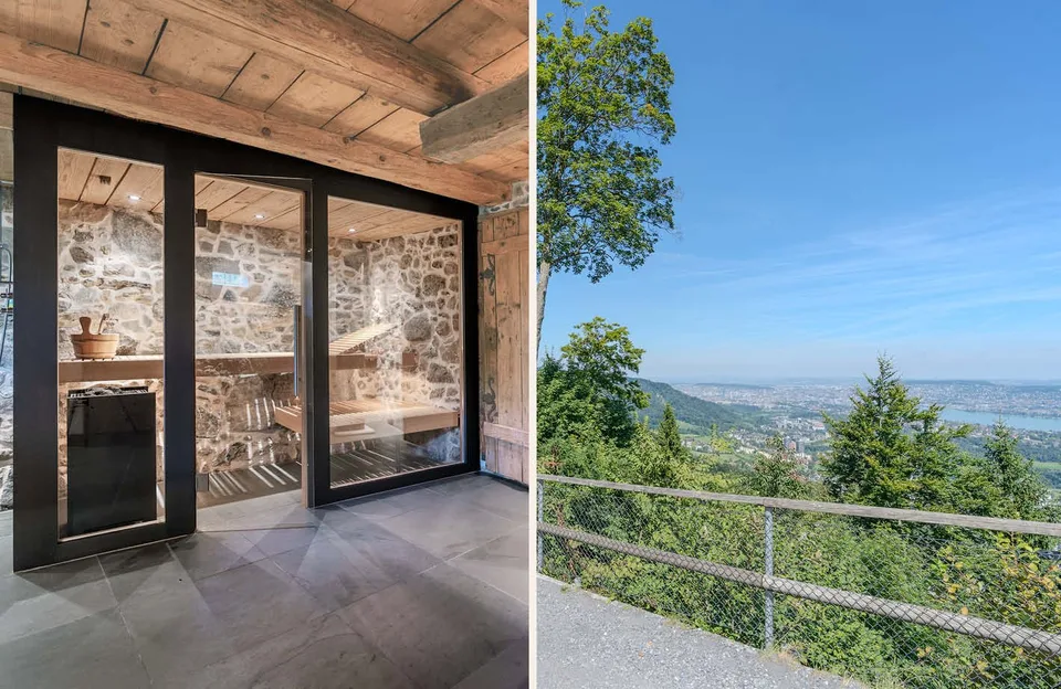 Unique residential ensemble with a far-reaching view and versatile usage potential