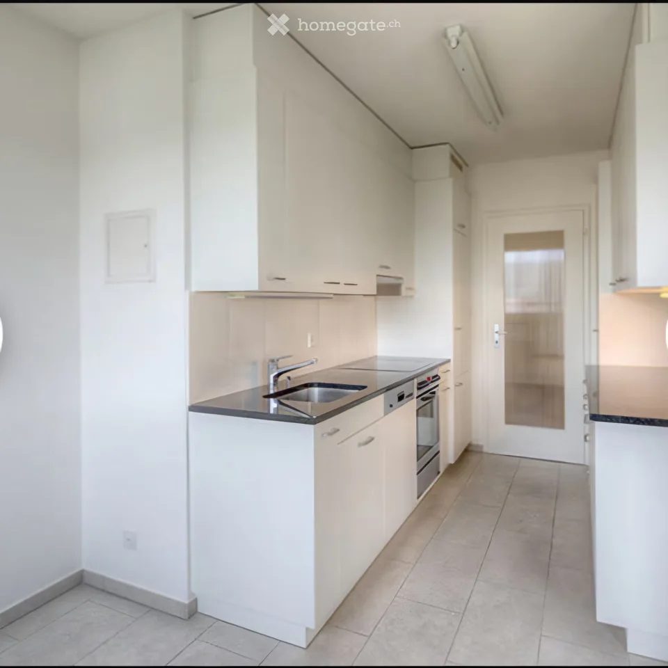 Appartement lumineux de 3 pièces avec 2 balcons au 7ème étage et place de parking optionnelle – Bâle, 4052