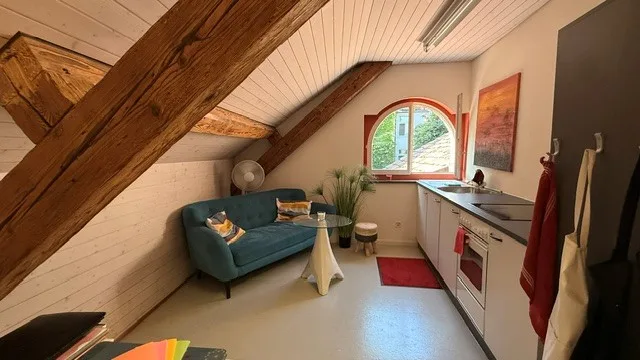 Studio / sala hobby nel tetto di una casa multifamiliare in affitto