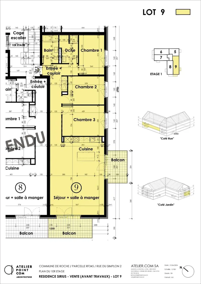 Wohnung 4.5 Zimmer in Roche VD - Los 9 – Foto 10 von 10