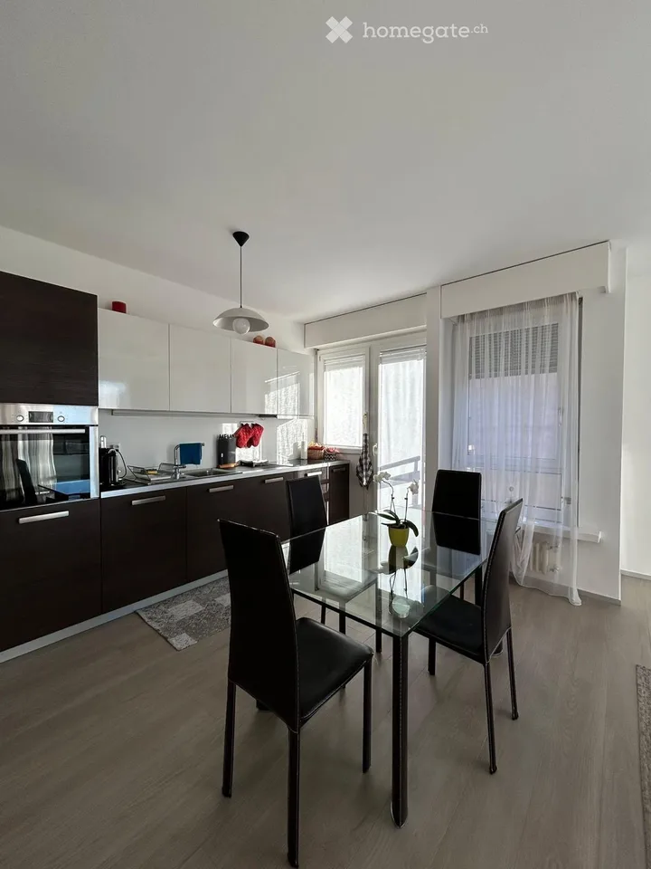 Helles 3.5-Zimmer-Apartment mit Balkon in Lugano