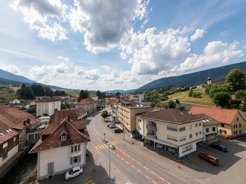 Charmant appartement de 4 pièces avec 2 balcons