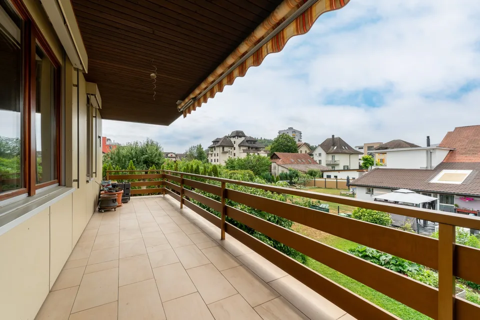 Charmante Eigentumswohnung mit Gartenanteil und Blick ins Grüne