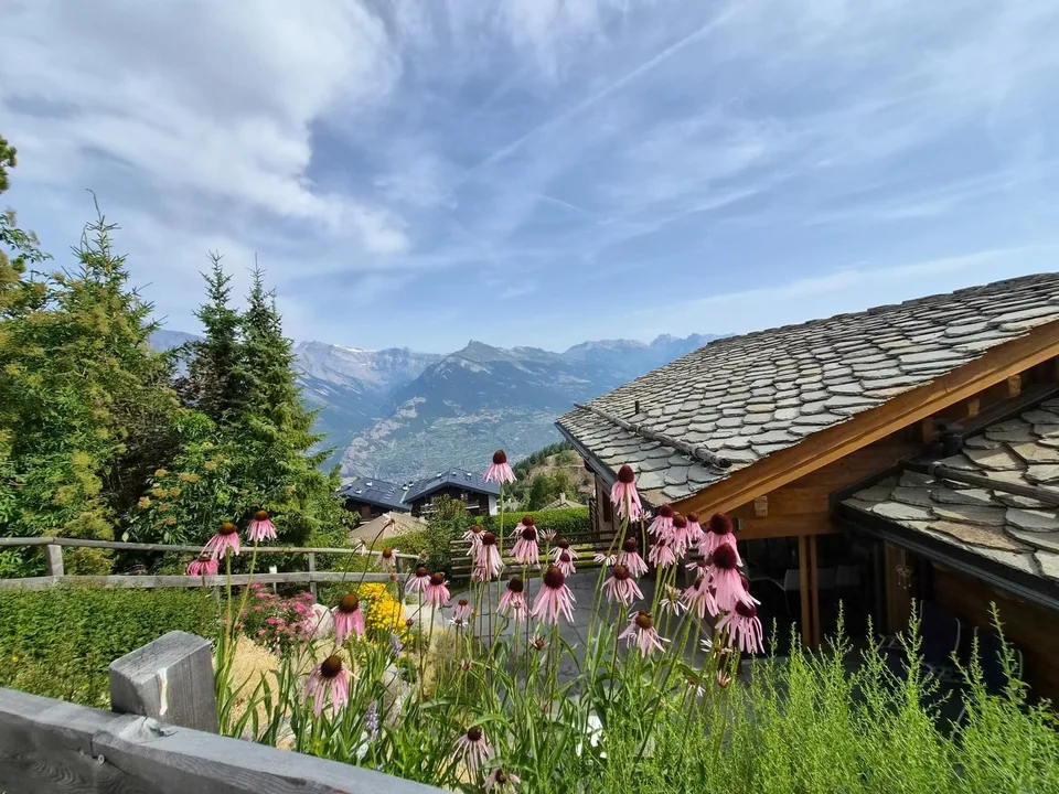 Außergewöhnliches Chalet am Rande der Bisse und nahe den Skiliften!