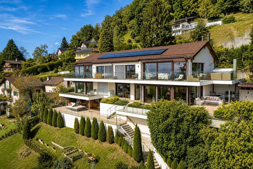Villa d'exception avec vue sur le lac Léman