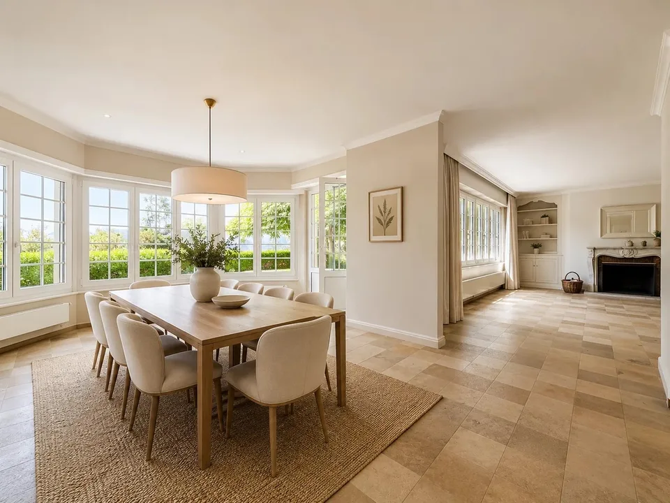 Casa in zona tranquilla con giardino e vista sul lago
