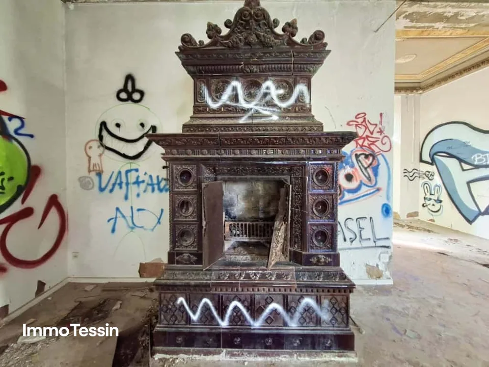 SELTENHEIT: Legendäre Villa Quisisana, das verborgene Schloss über Stabio das Weltgeschichte erzählt – Foto 10 von 13