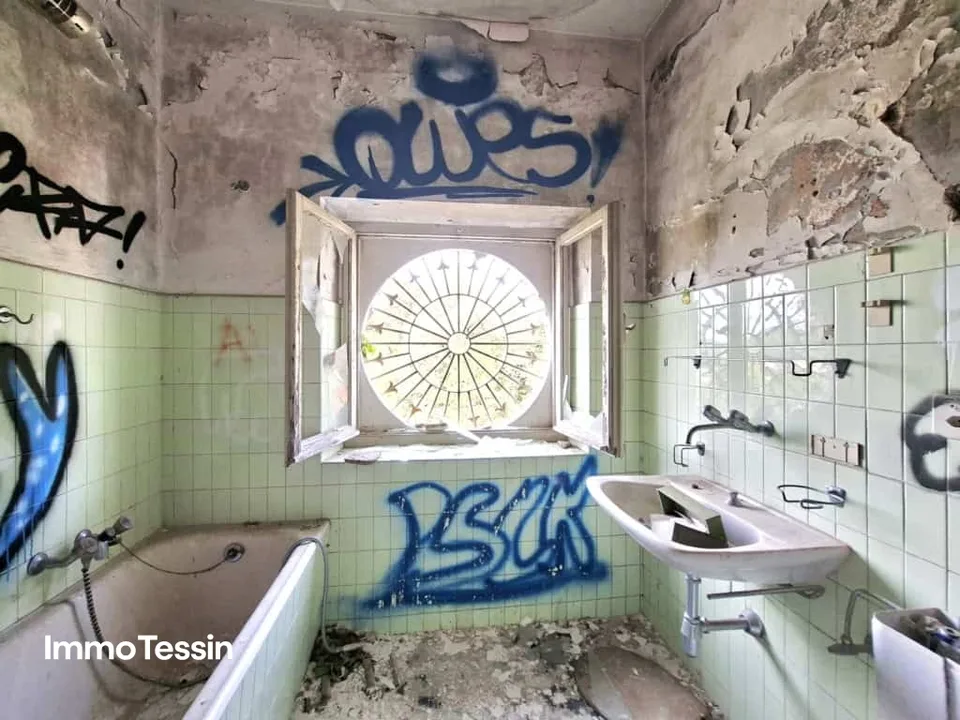 SELTENHEIT: Legendäre Villa Quisisana, das verborgene Schloss über Stabio das Weltgeschichte erzählt – Foto 11 von 13