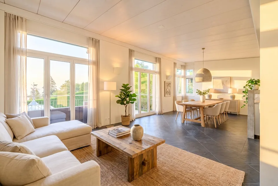 Votre charmante maison avec une vue magnifique sur le lac de Zurich