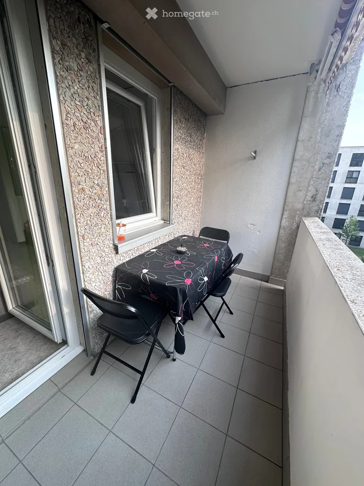 Grand studio avec balcon verdoyant et calme à Fribourg