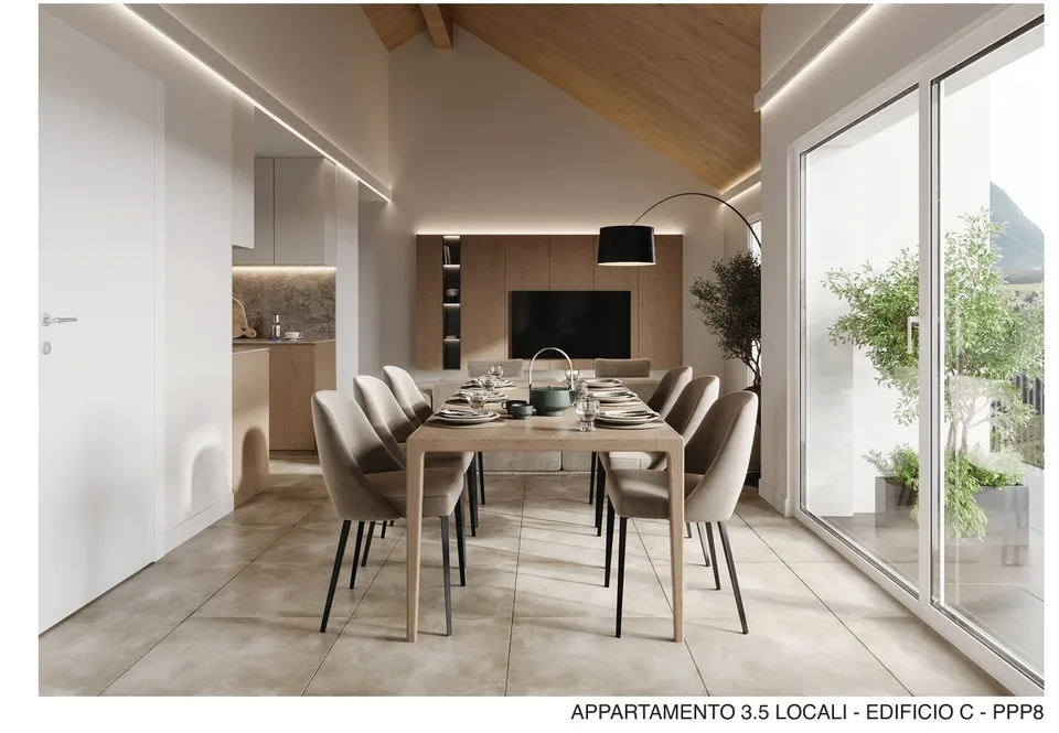 Nuovo complesso residenziale Sassa a Gnosca - Vendesi bellissimo 3.5 locali