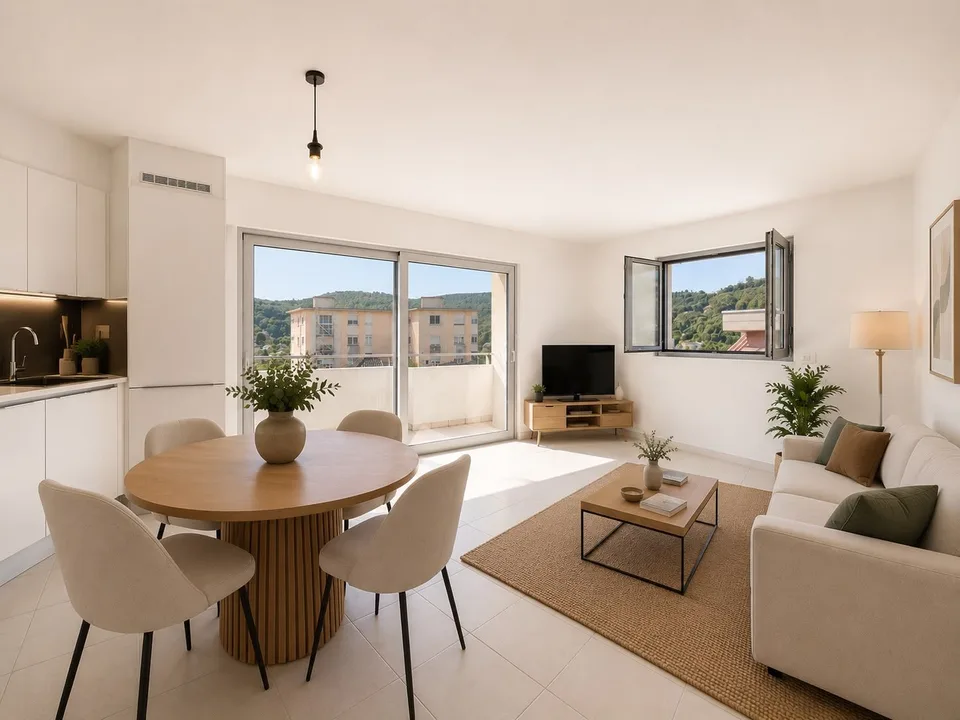 Prächtiger privater Garten, bewohnbarer Balkon, moderne Räume in ruhiger Lage und ohne Hausgeld
