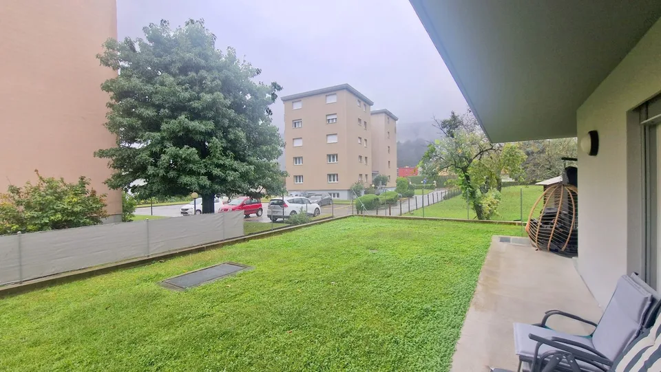 Wohnung 3,5 Zimmer mit Garten und Parkplätzen - Zweitwohnsitz