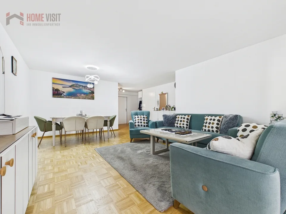 3.5-Zimmer-Wohnung mit grossem Balkon und modernem Wohnkomfort