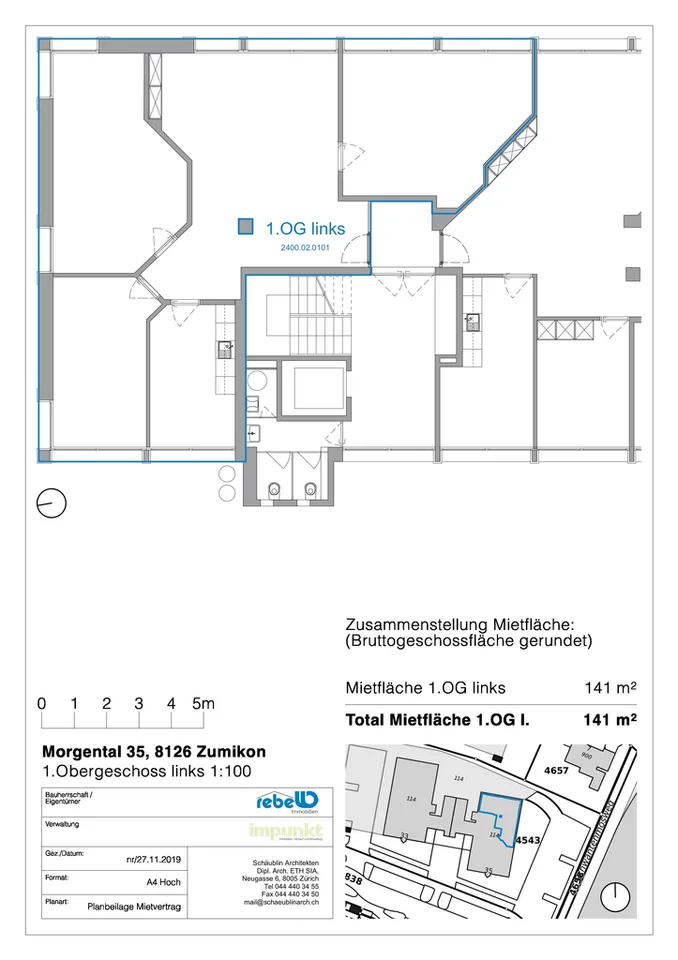 Uffici ristrutturati di alta qualità nel Zumikon favorevole alle imposte, ca. 141 m2 – foto 6 di 6