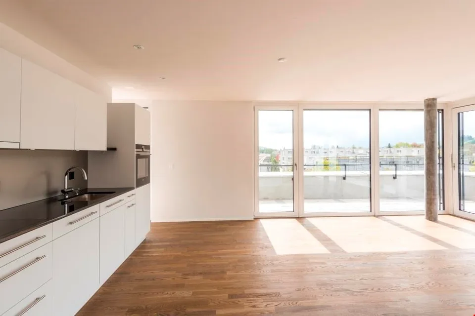 helle Attikawohnungen mit 53m2 Terrasse