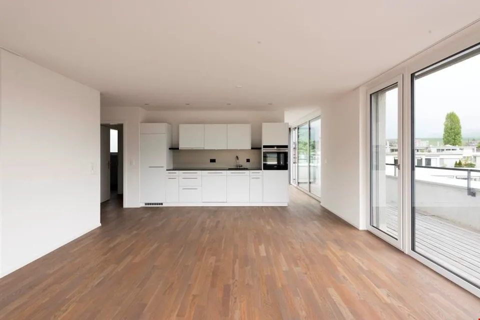 helle Attikawohnungen mit 53m2 Terrasse