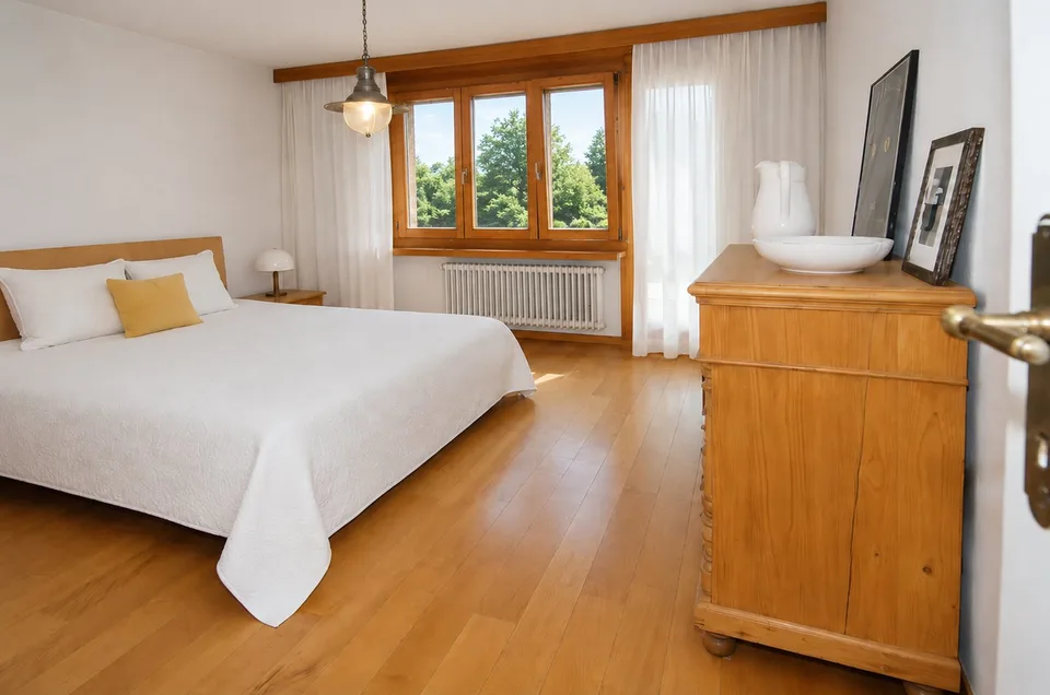 Terrassenwohnung mit viel Platz in idyllischer Umgebung