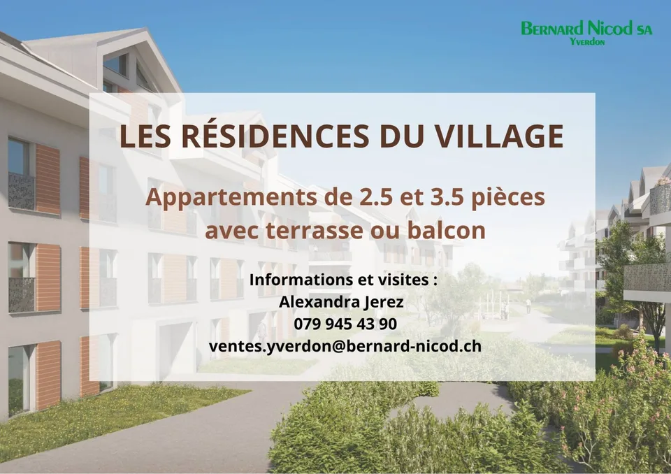 Nouvelle promotion : Appartement de 2.5 pièces avec balcon
