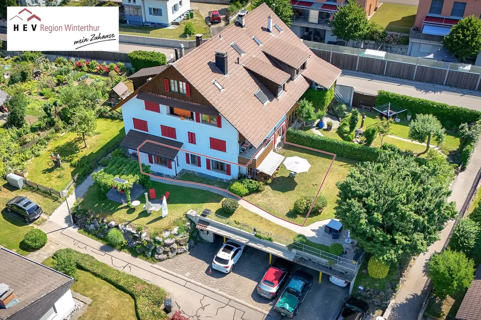 Gartenwohnung zwischen Winterthur und Zürich