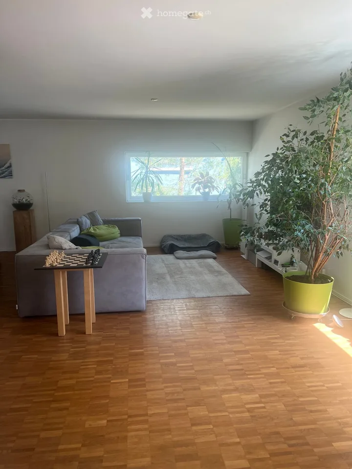 Grosszügige und helle 4.5-Zimmer-Wohnung mit privatem Eingang und grossem Garten
