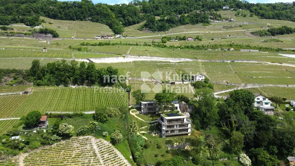Einzelvilla mit 5.5 Zimmern zu bauen, mit atemberaubendem Blick auf den See, zum Verkauf in Corseaux
