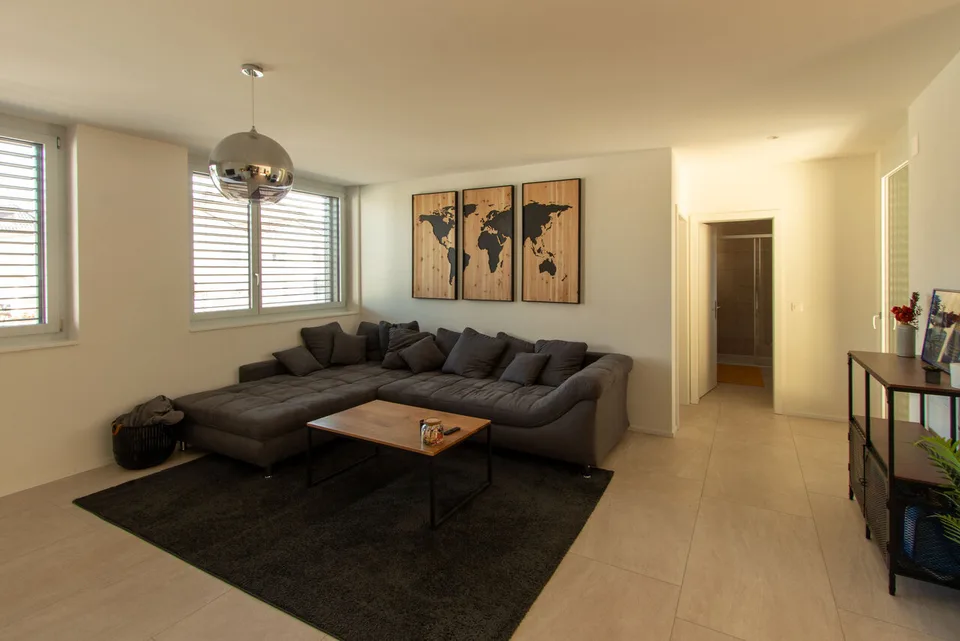 Schöne 3-Zimmer-Wohnung mit Balkon in Courtepin