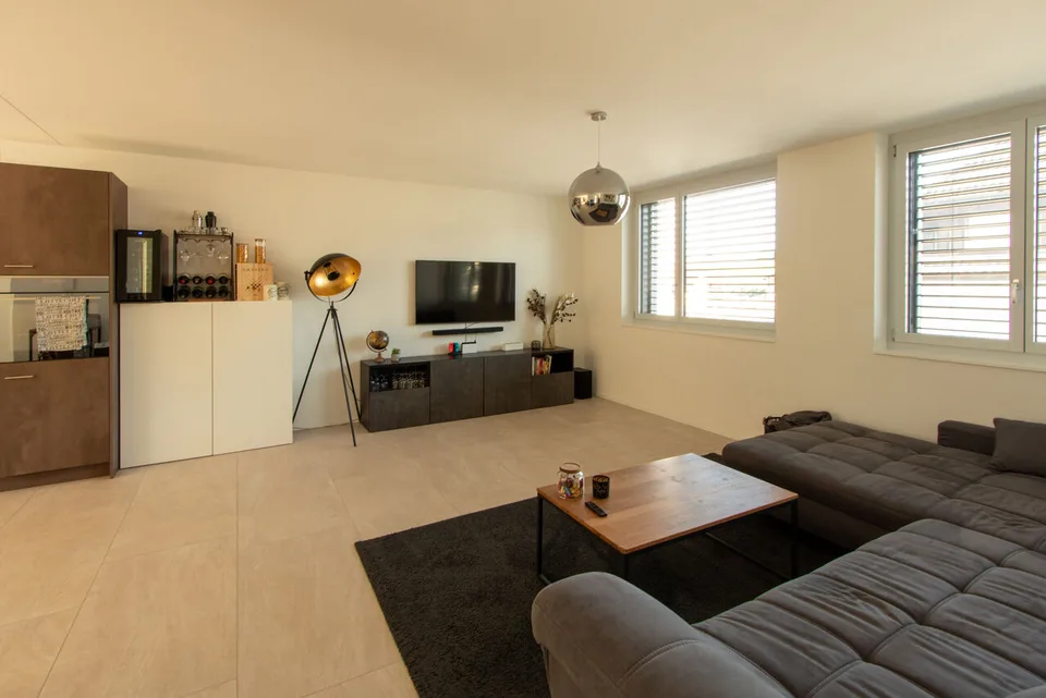 Schöne 3-Zimmer-Wohnung mit Balkon in Courtepin