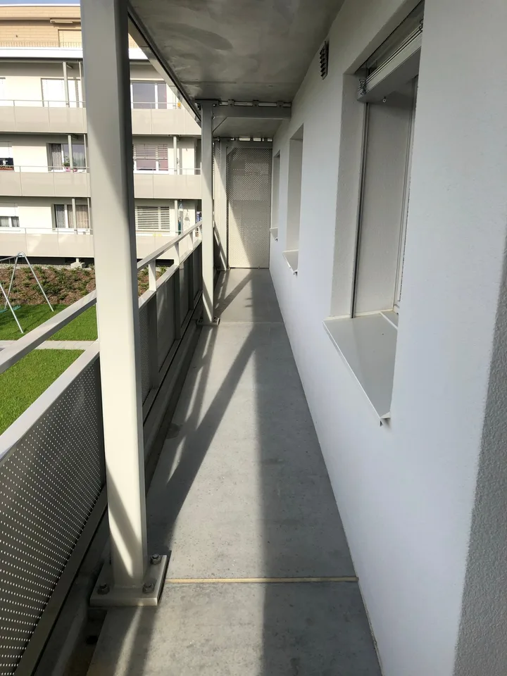 2019 renovierte 3 1/2 Zi-Wohnung mit grossem Balkon und Weitsicht