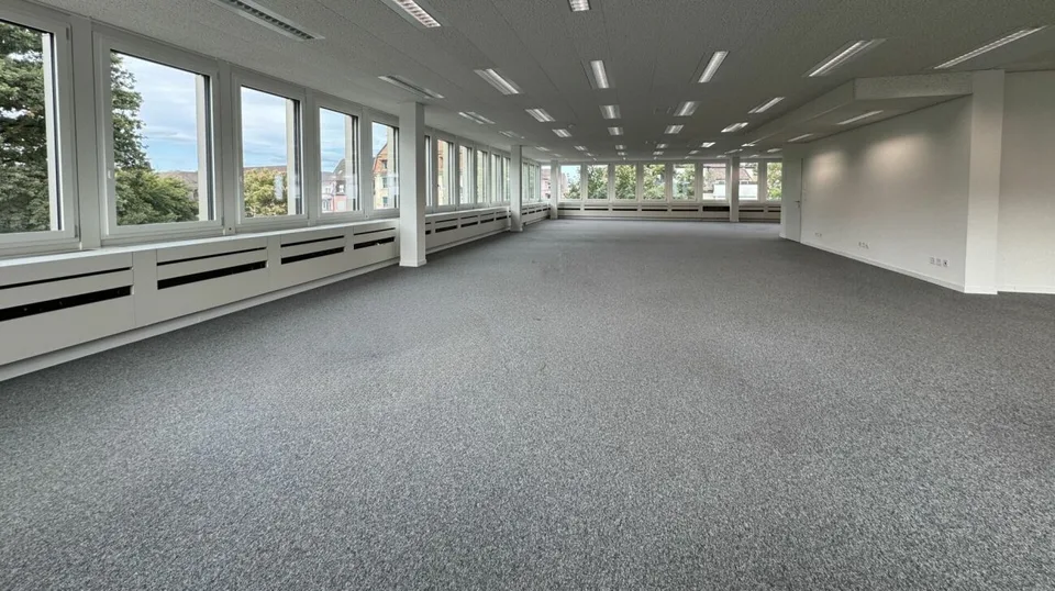 Ufficio ispiratore con vista sul verde