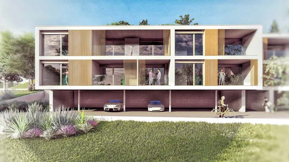 Nuovo appartamento 4.5 locali con giardino a Grancia