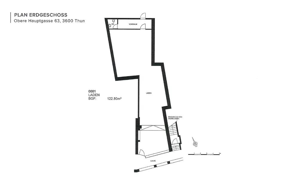Charmantes Ladenlokal mit 123 m² in der Thuner Altstadt