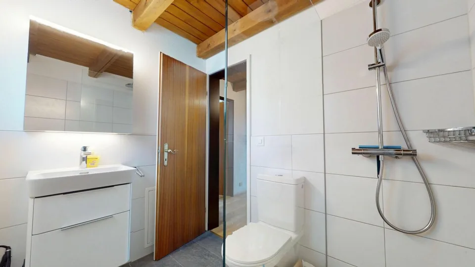Appartement sous les combles de 3 pièces