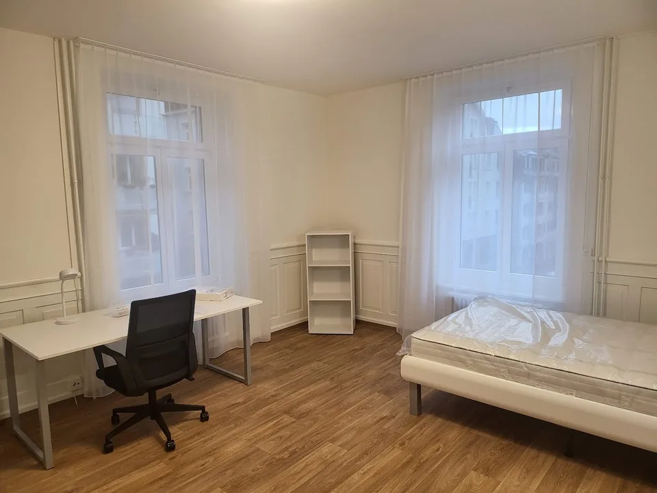 Grande chambre meublée rénovée à proximité de l'Université/ETH (12)