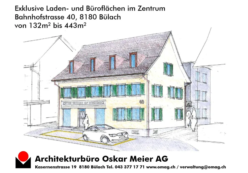 Exklusives Gewerbegebäude an bester Lage in Bülach
