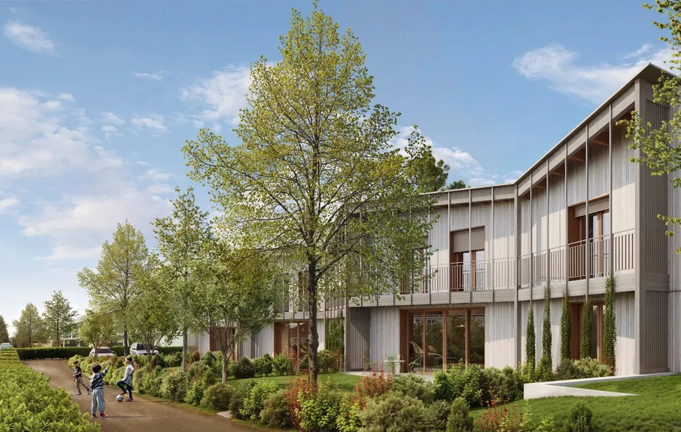 Moderne Villa - THPE Minergie-P und gültige Genehmigung