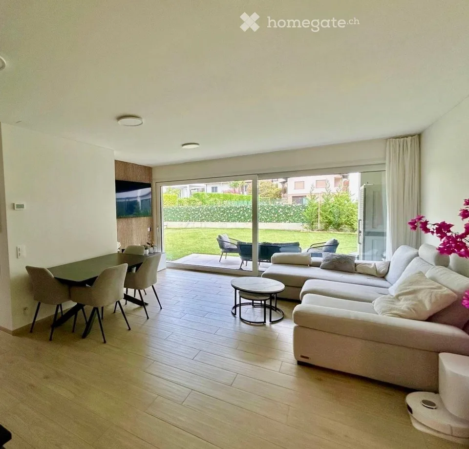 Neues und modernes Apartment mit privatem Garten
