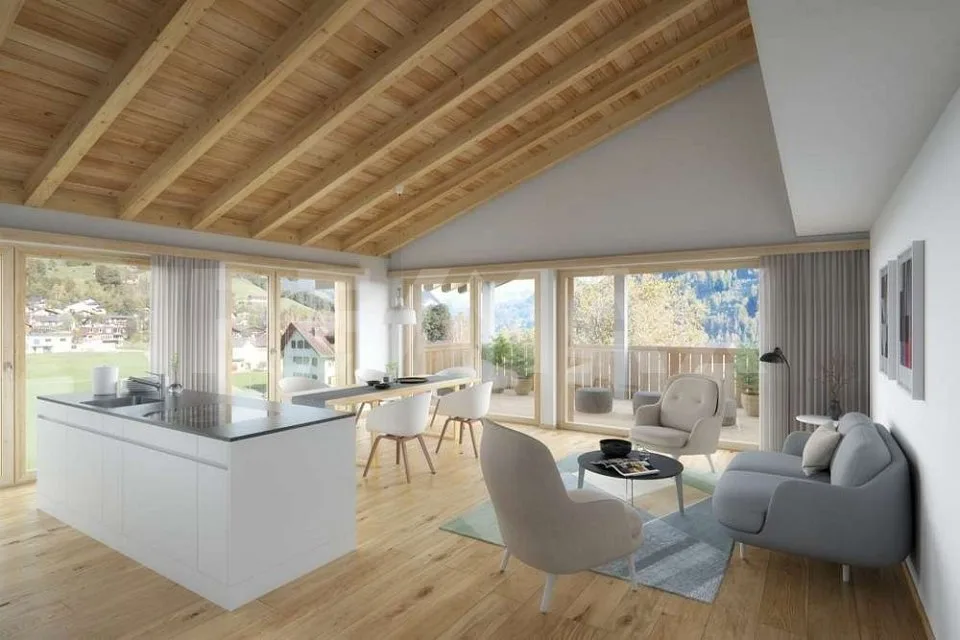 Energieeffizientes wohnen Garglas.ch: 3½-Zimmer-Wohnung C8 mit Anteil an Solarkraft